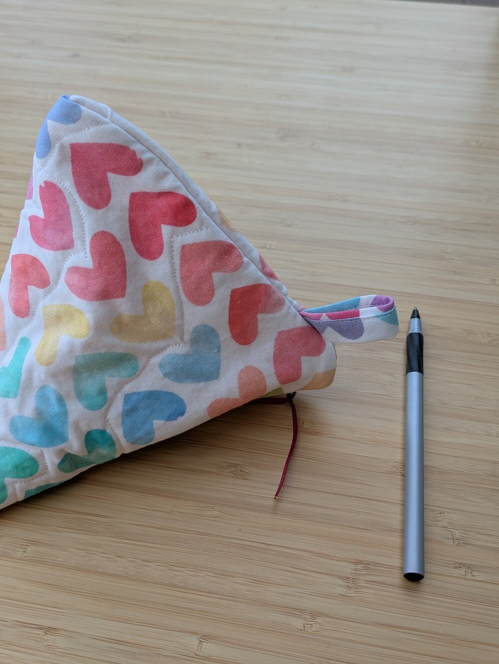 Mini Wet Bag - Storage Pouch In Watercolour Hearts - Picture 4 of 4